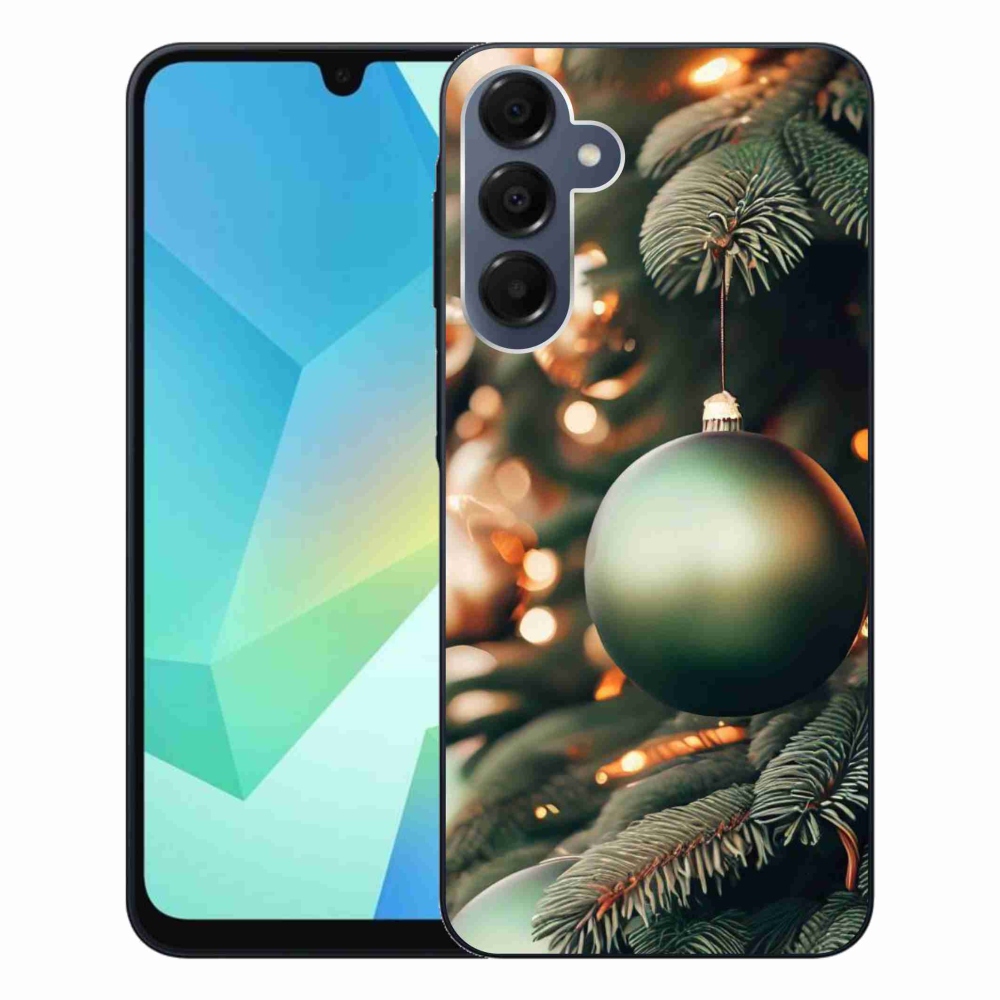 Gelový kryt mmCase na Samsung Galaxy A16 4G/5G - vánoční ozdoby 1