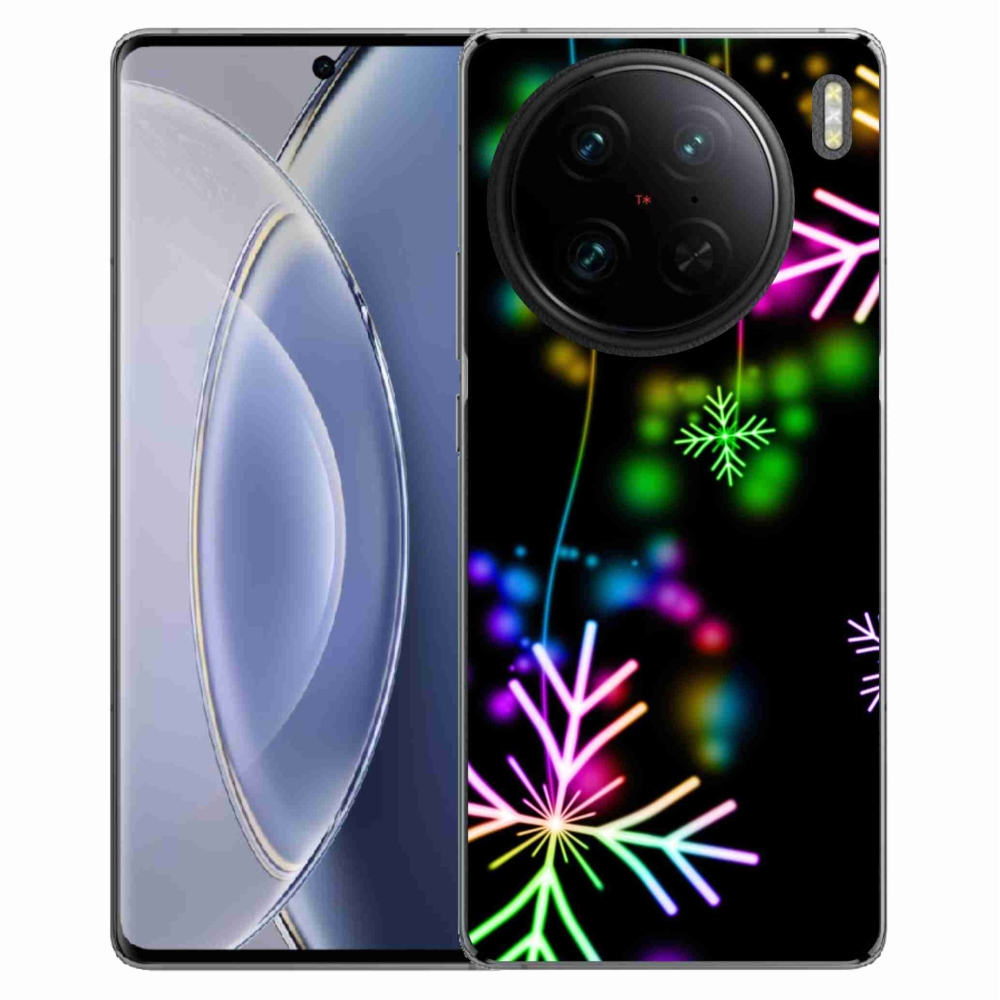 Gelový kryt mmCase na Vivo X90 Pro - barevné vločky
