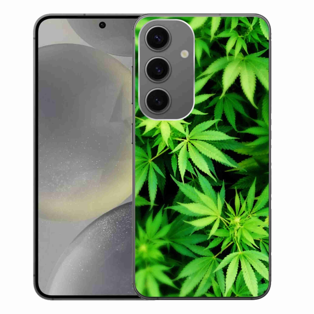Gelový kryt mmCase na Samsung Galaxy S24+ - konopí 3