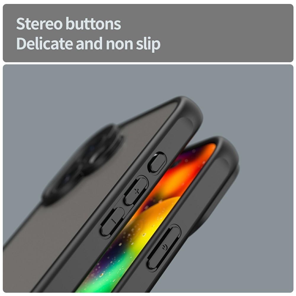 Proof gelový obal s pevnými zády na iPhone 17 - černý