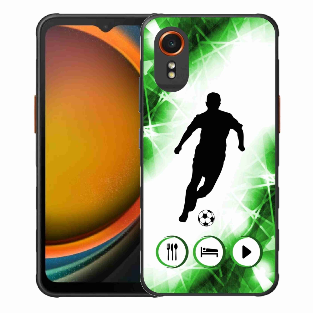 Gelový kryt mmCase na Samsung Galaxy Xcover 7 - fotbalista