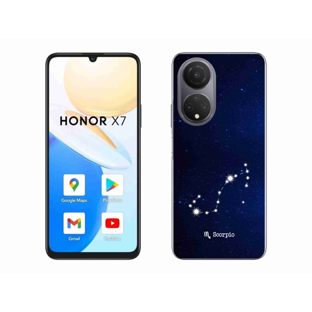 Gelový kryt mmCase na Honor X7 - souhvězdí Štíra