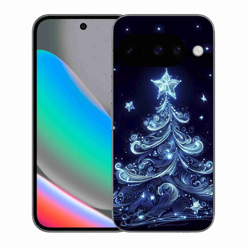 Gelový kryt mmCase na Google Pixel 10 - neonový vánoční stromek 4