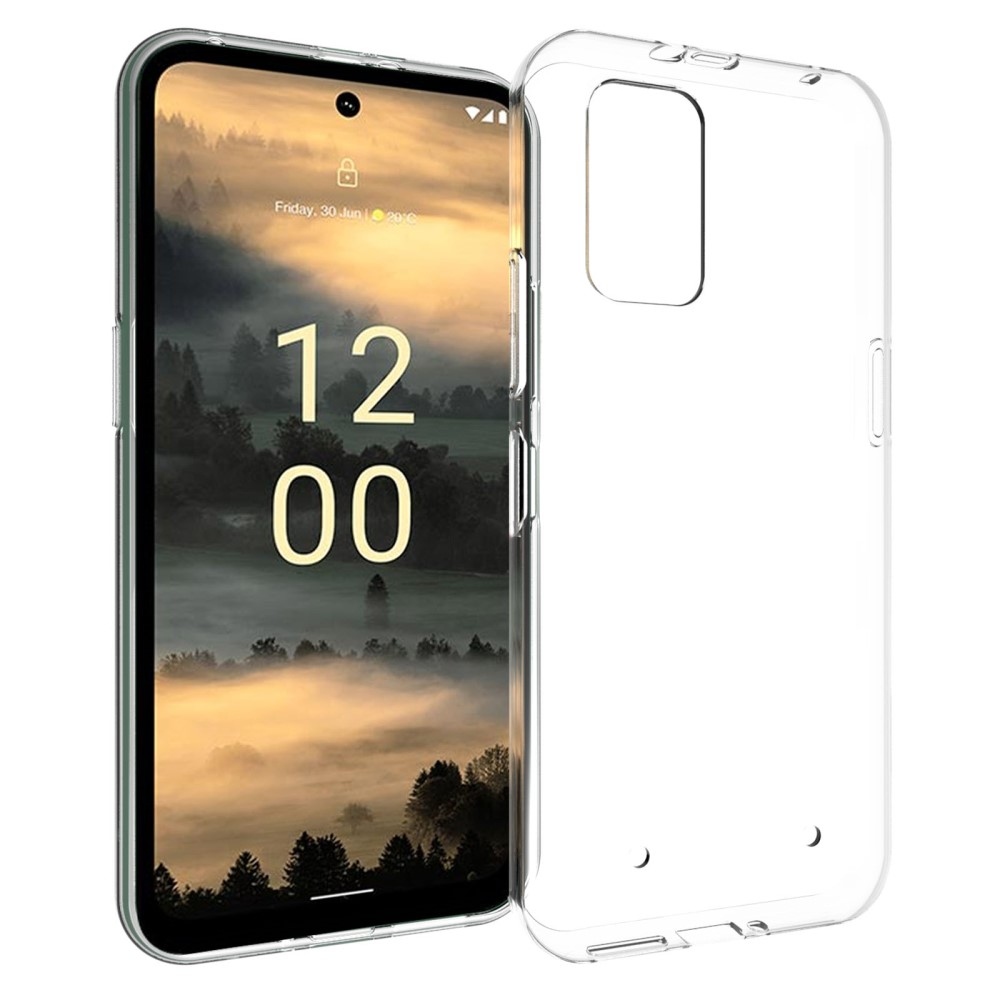 Průhledný gelový obal na Nokia XR21 - průhledný