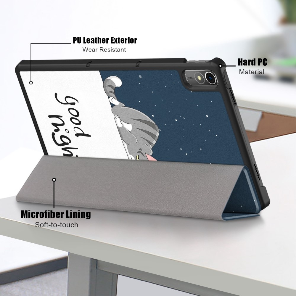 Patte chytré zavírací pouzdro na Lenovo Tab P11 (2. Gen) - kočka