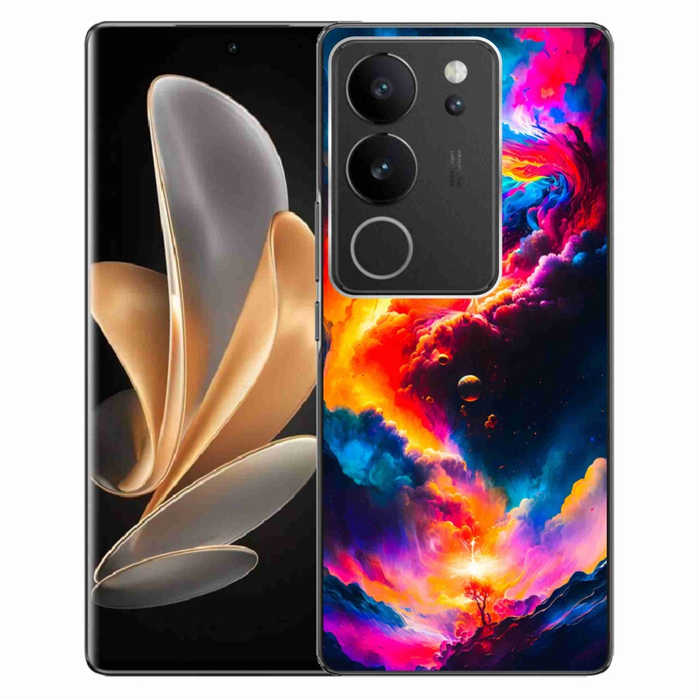 Gelový kryt mmCase na Vivo V29 5G - abstraktní motiv