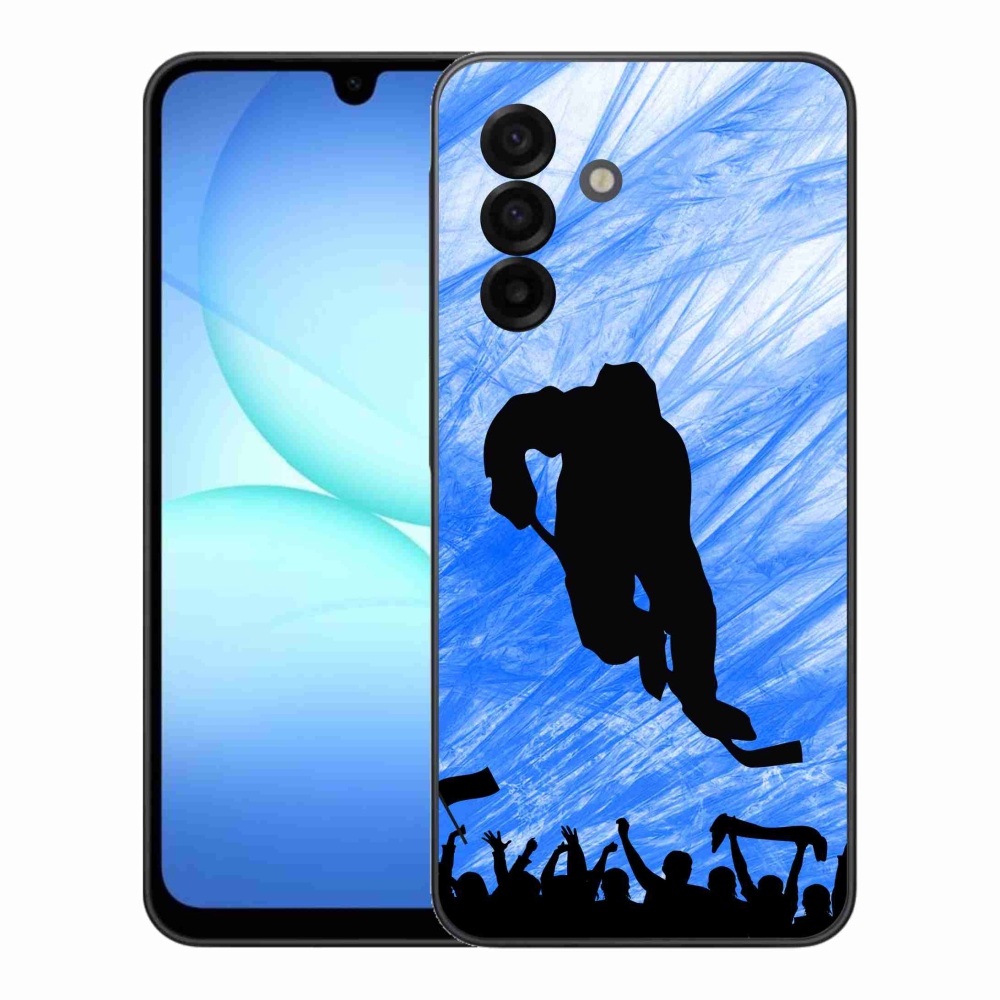 Gelový kryt mmCase na Samsung Galaxy A17 4G/5G - hokejový hráč