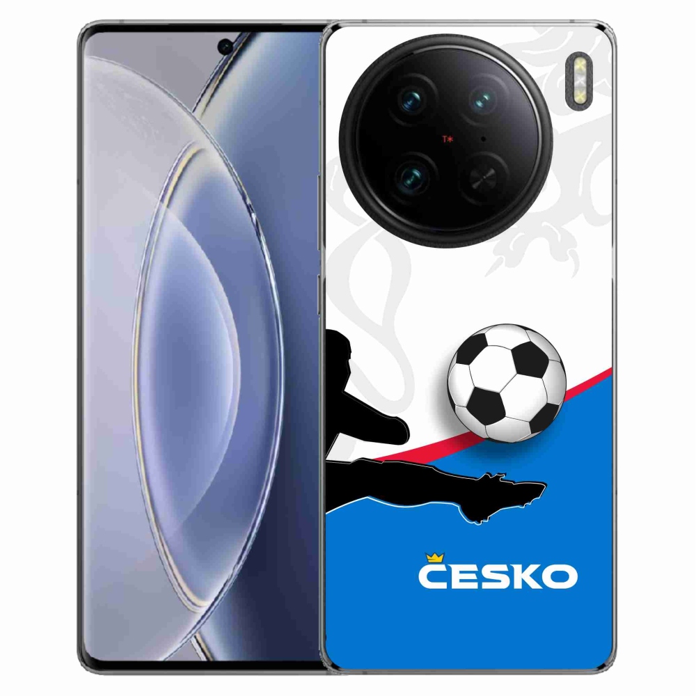 Gelový kryt mmCase na Vivo X90 Pro - fotbal Česko 3