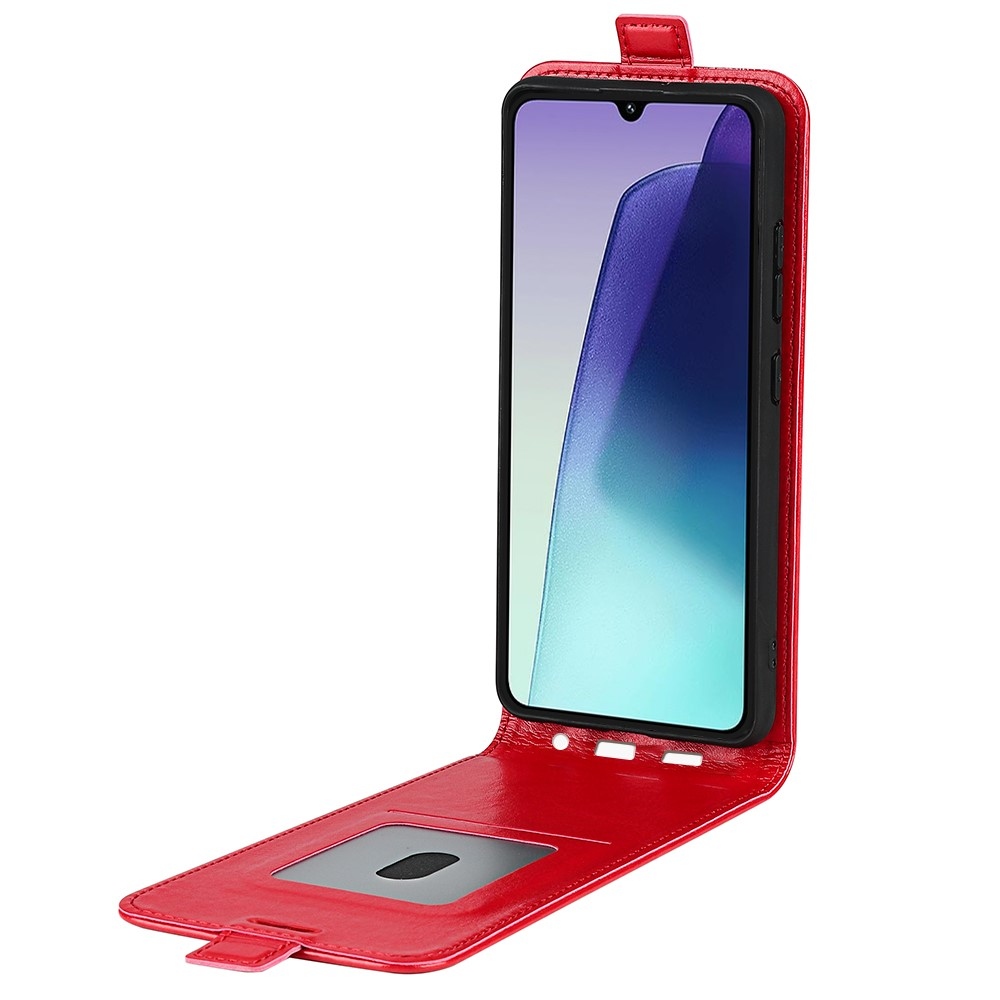 Vertical knížkové pouzdro na Xiaomi Redmi 14C/Poco C75 - červené
