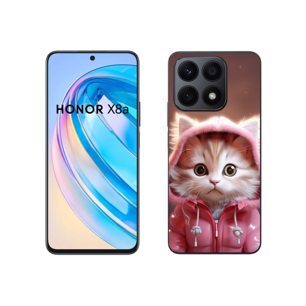 Gelový kryt mmCase na Honor X8a - roztomilé kotě 3