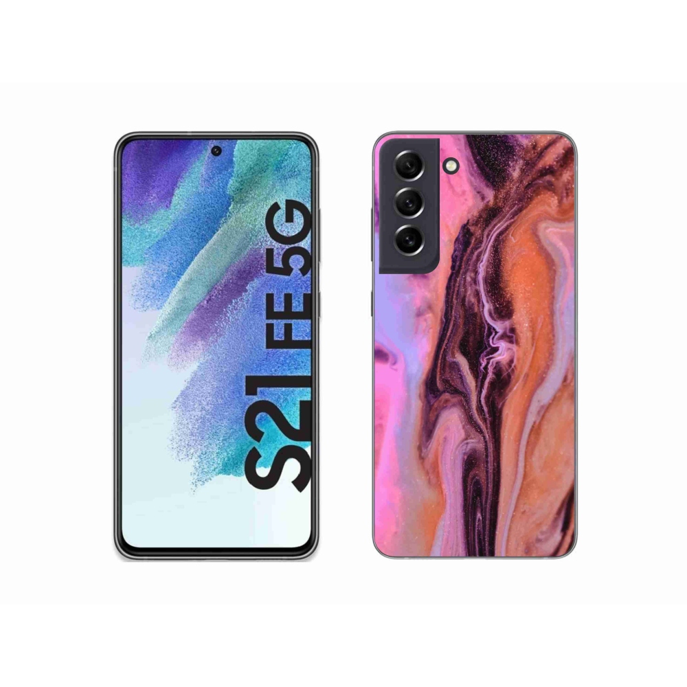 Gelový kryt mmCase na Samsung Galaxy S21 FE 5G - abstrakt 26