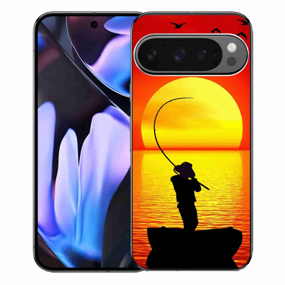 Gelový kryt mmCase na Google Pixel 9 Pro XL - rybaření