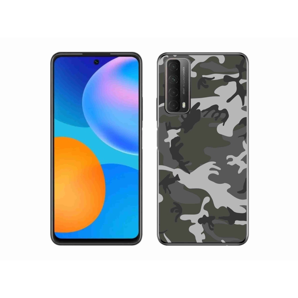 Gelový kryt mmCase na Huawei P Smart (2021) - maskáčový vzor