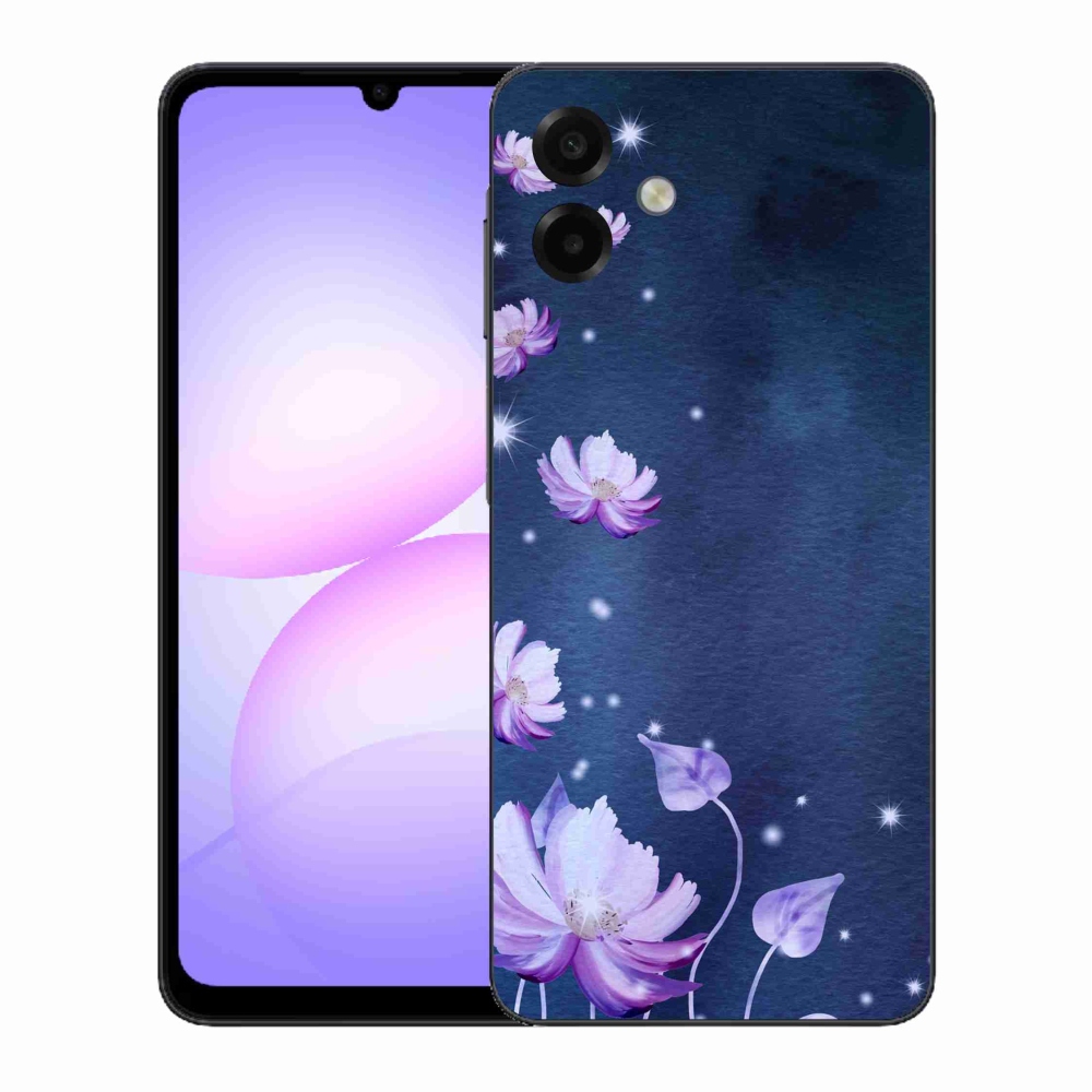 Gelový kryt mmCase na Samsung Galaxy A07 4G - padající květy