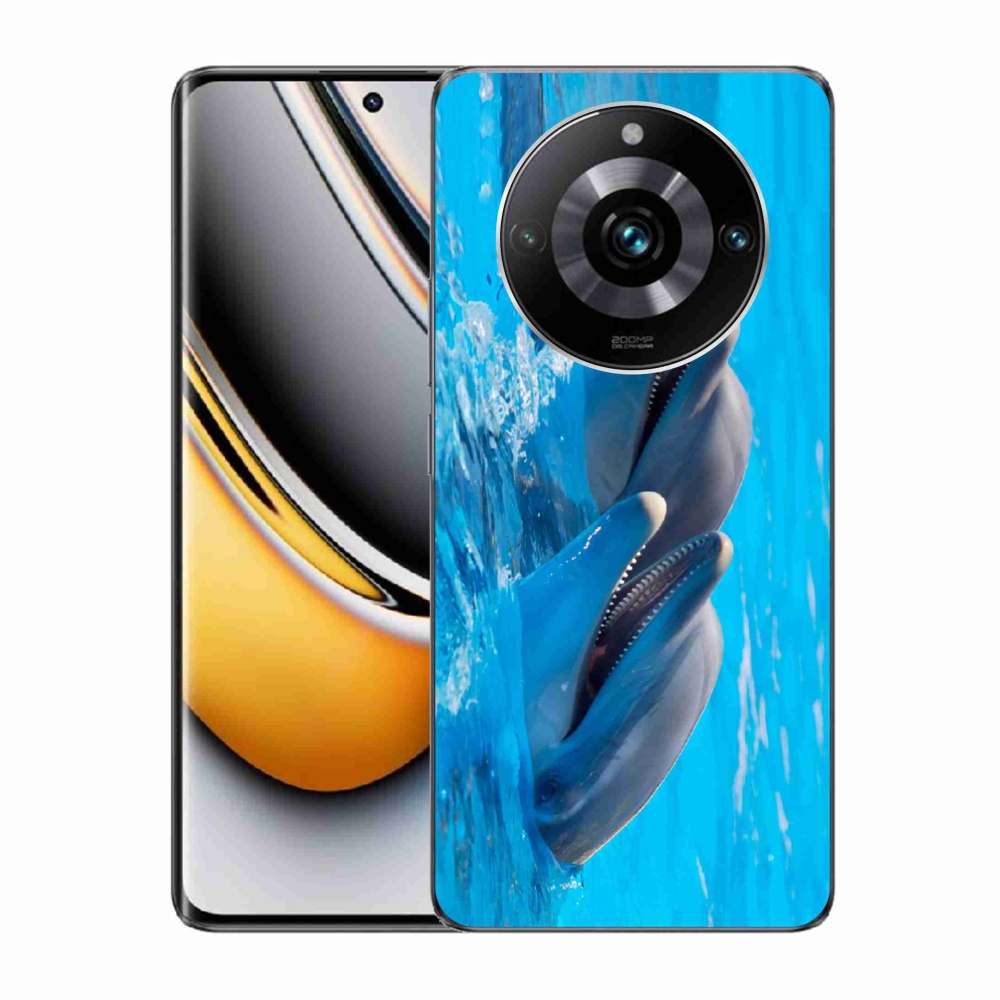 Gelový kryt mmCase na Realme 11 Pro/11 Pro+ - delfíni