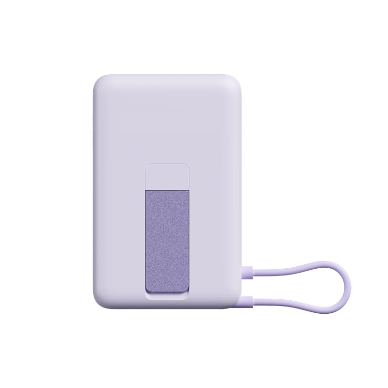 Xiaomi Magnetická Powerbanka 33W 10000mAh s Integrovaným USB-C Kabelem a Stojánkem Purple