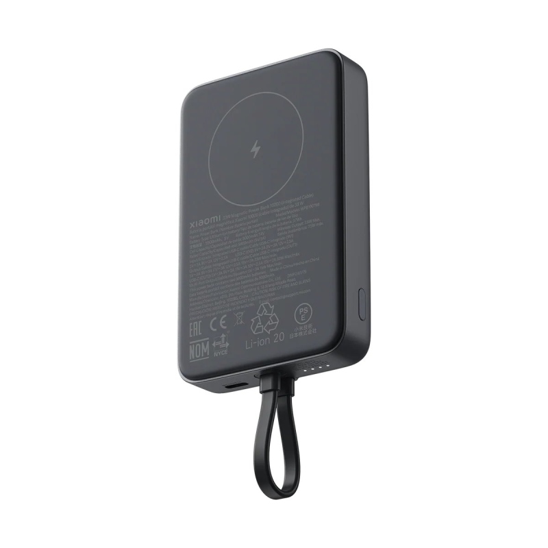Xiaomi Magnetická Powerbanka 33W 10000mAh s Integrovaným USB-C Kabelem Gray