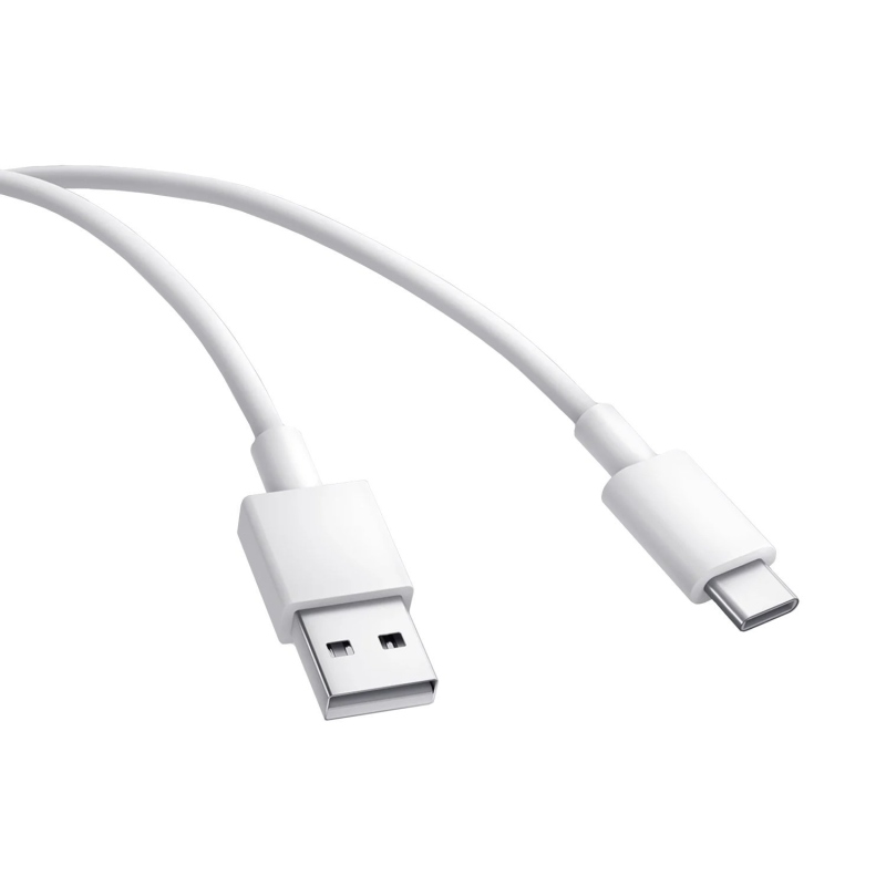 Xiaomi Original USB-A/USB-C Datový Kabel 3A 1m White