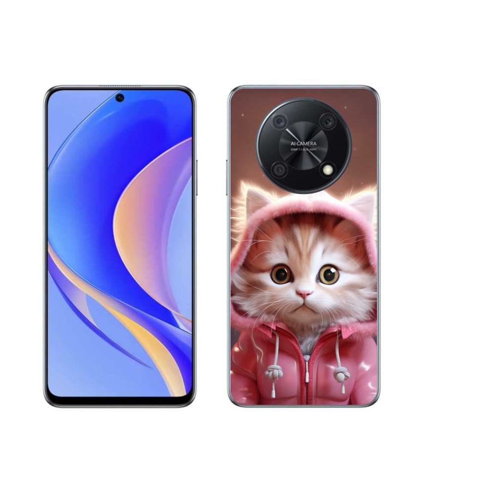 Gelový kryt mmCase na Huawei Nova Y90 - roztomilé kotě 3