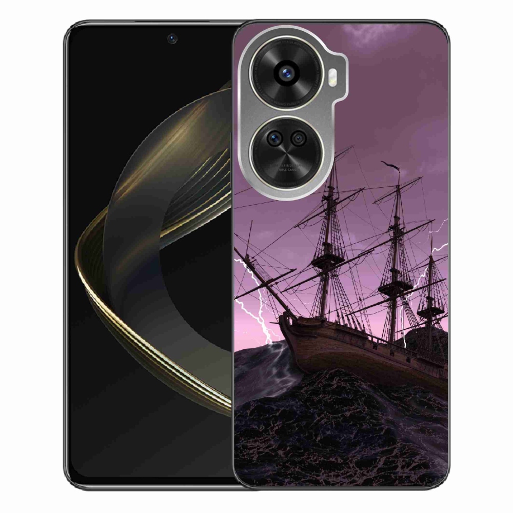 Gelový kryt mmCase na Huawei Nova 12 SE - loď v bouři