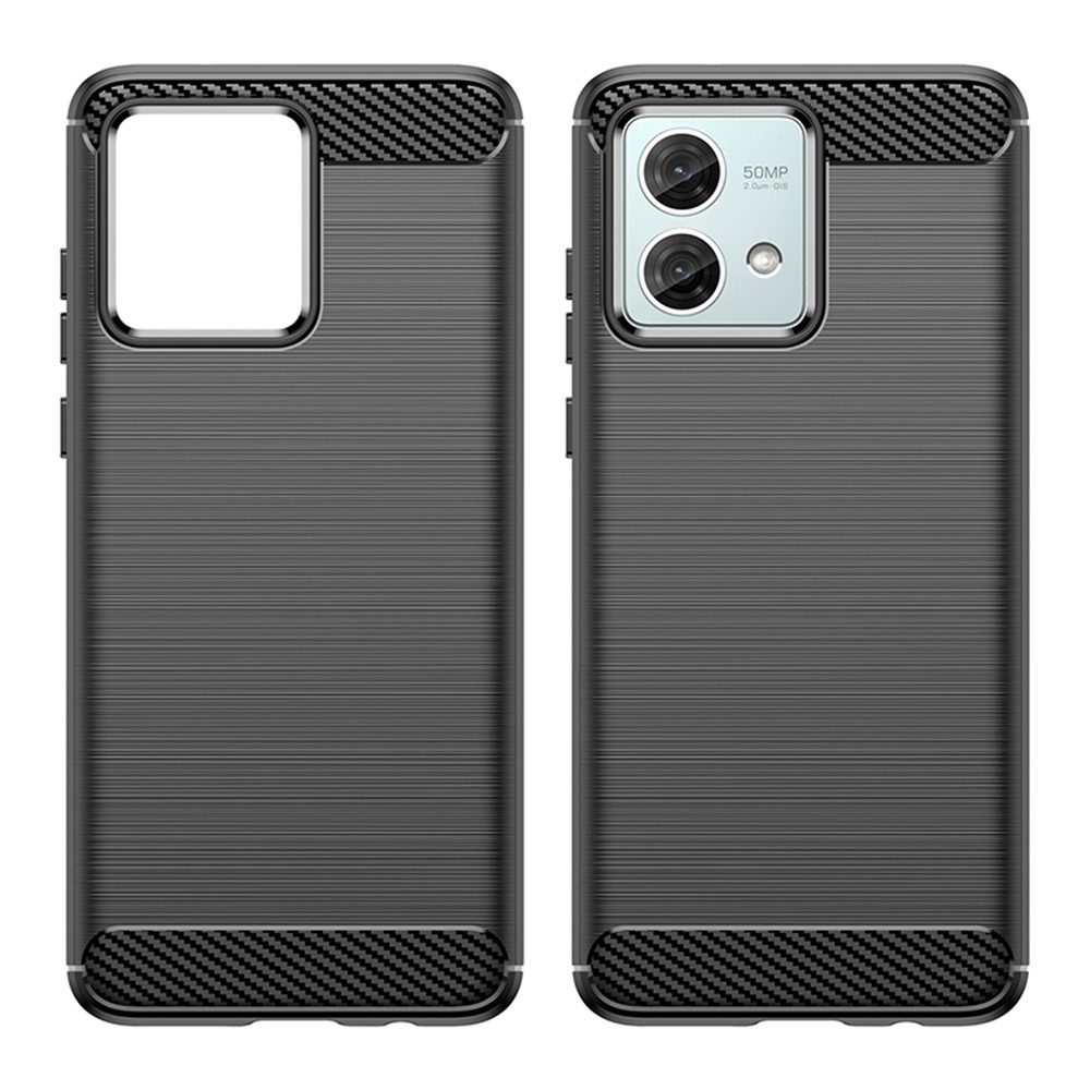 Carbon odolný gelový obal na Motorola Moto G84 5G - černý