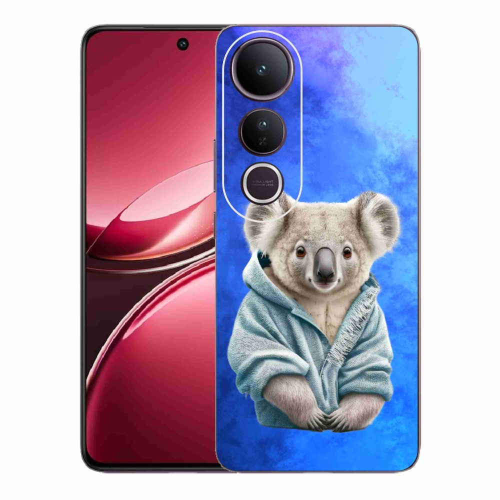 Gelový kryt mmCase na Vivo V50 Lite 4G/5G - koala ve svetru