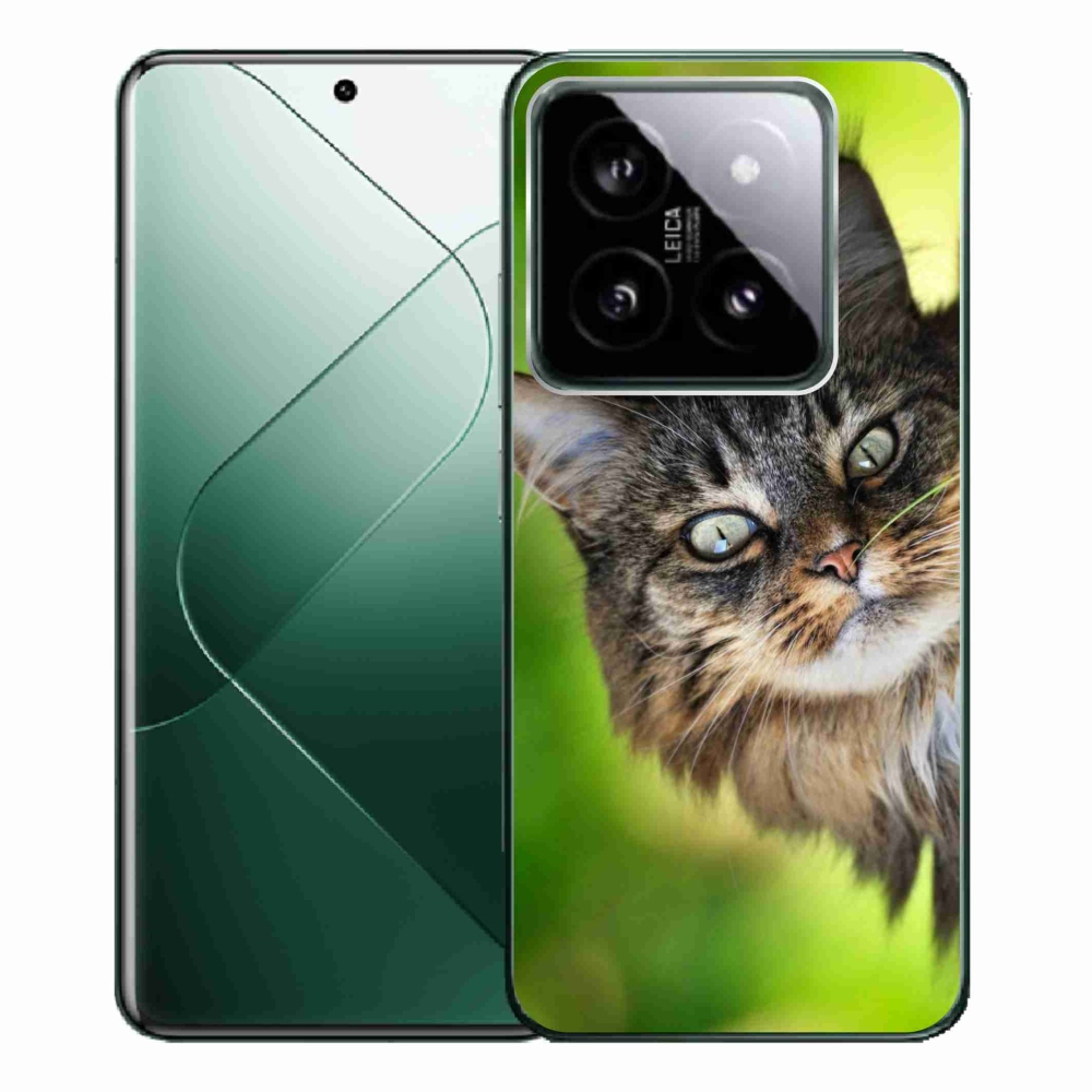 Gelový kryt mmCase na Xiaomi 14 Pro - kočka 3