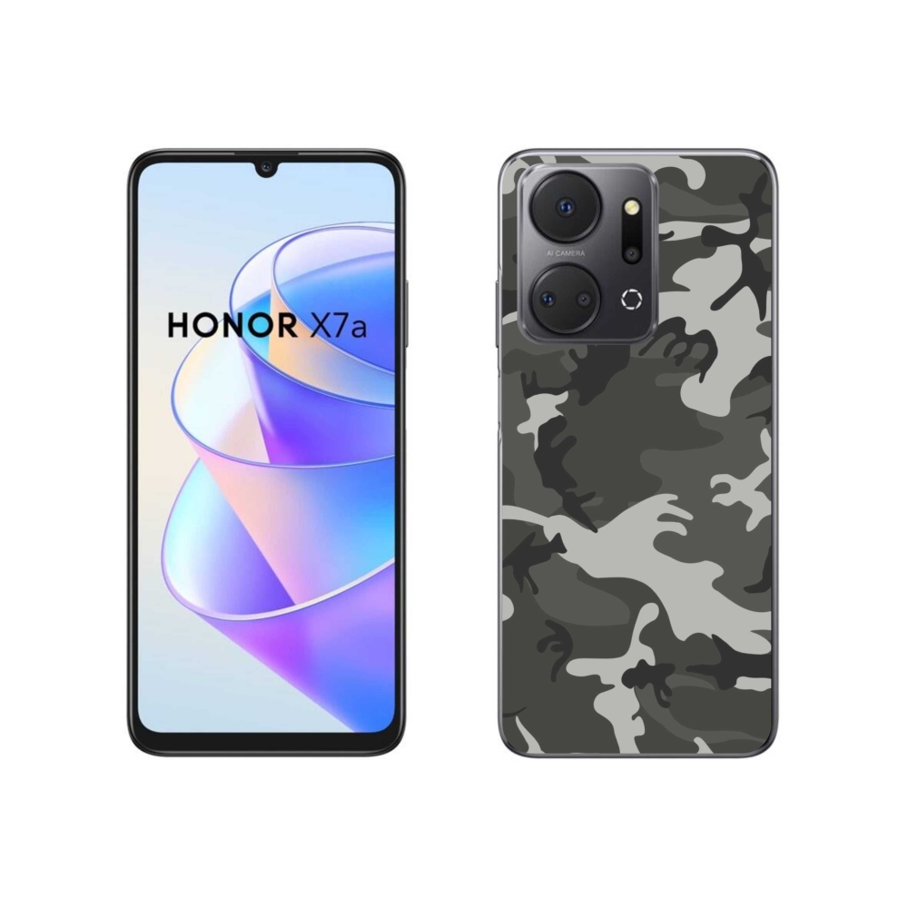 Gelový kryt mmCase na Honor X7a - maskáčový vzor
