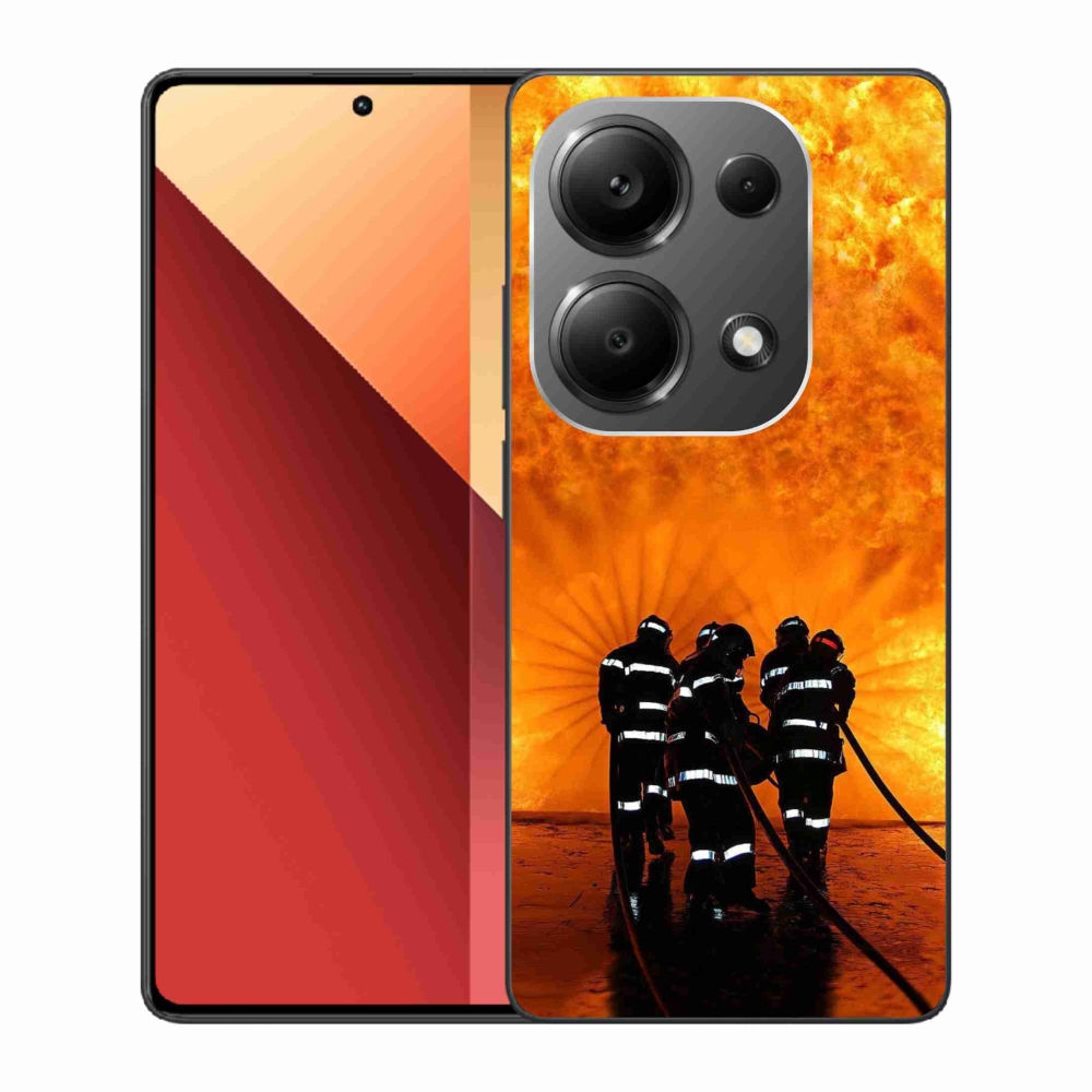 Gelový kryt mmCase na Xiaomi Redmi Note 13 Pro 4G/Poco M6 Pro - požár