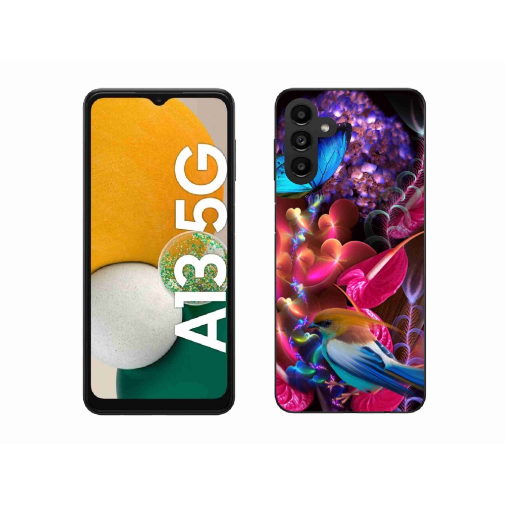 Gelový kryt mmCase na Samsung Galaxy A13 5G - barevné květiny