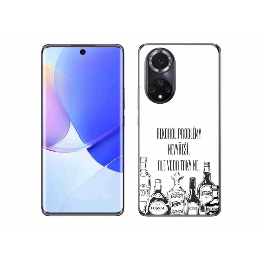 Gelový kryt mmCase na Huawei Nova 9 - vtipný text bílé pozadí
