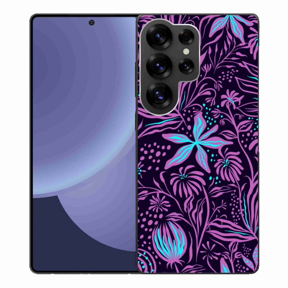 Gelový kryt mmCase na Samsung Galaxy S25 Ultra - květiny 2
