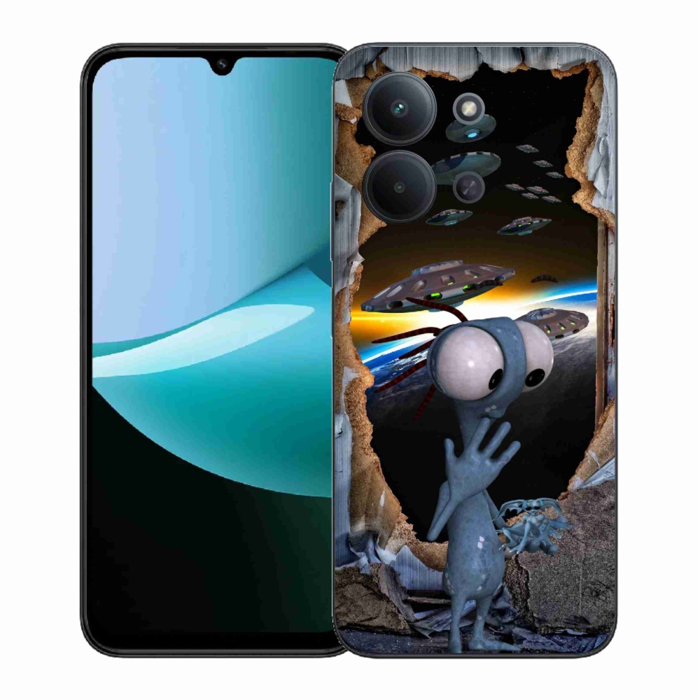 Gelový kryt mmCase na Xiaomi Redmi 15C 4G (171mm)/Poco C85 4G (171mm) - mimozemšťan