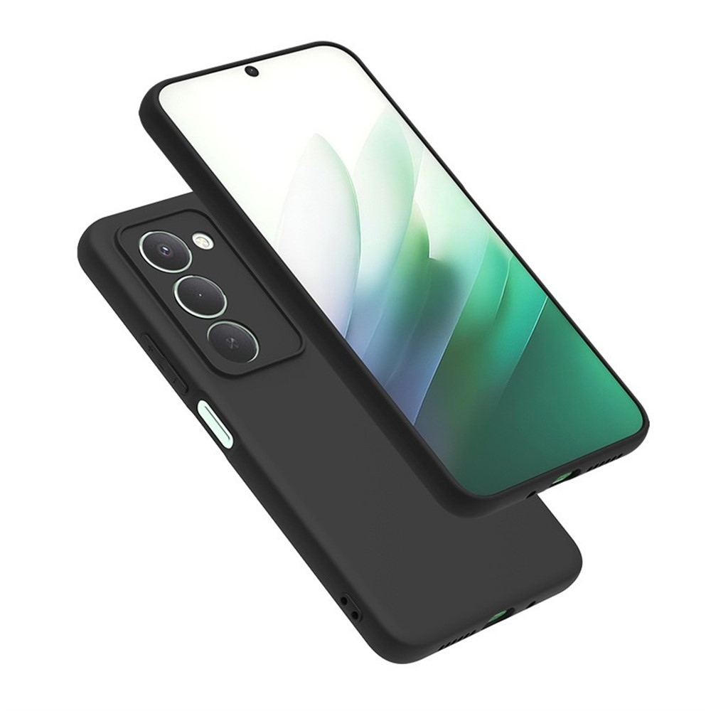 Matný gelový obal na Xiaomi Redmi 15 5G (169mm) - černý