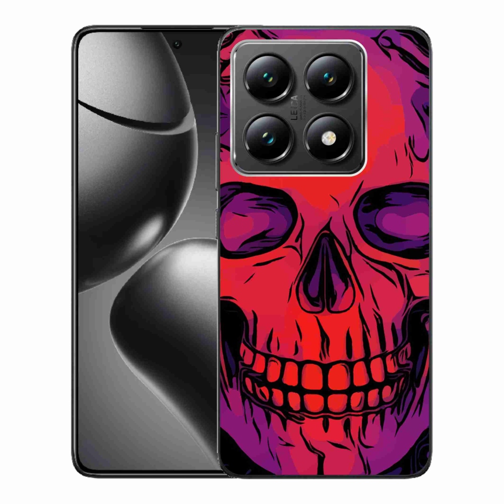 Gelový obal mmCase na Xiaomi 14T - lebka