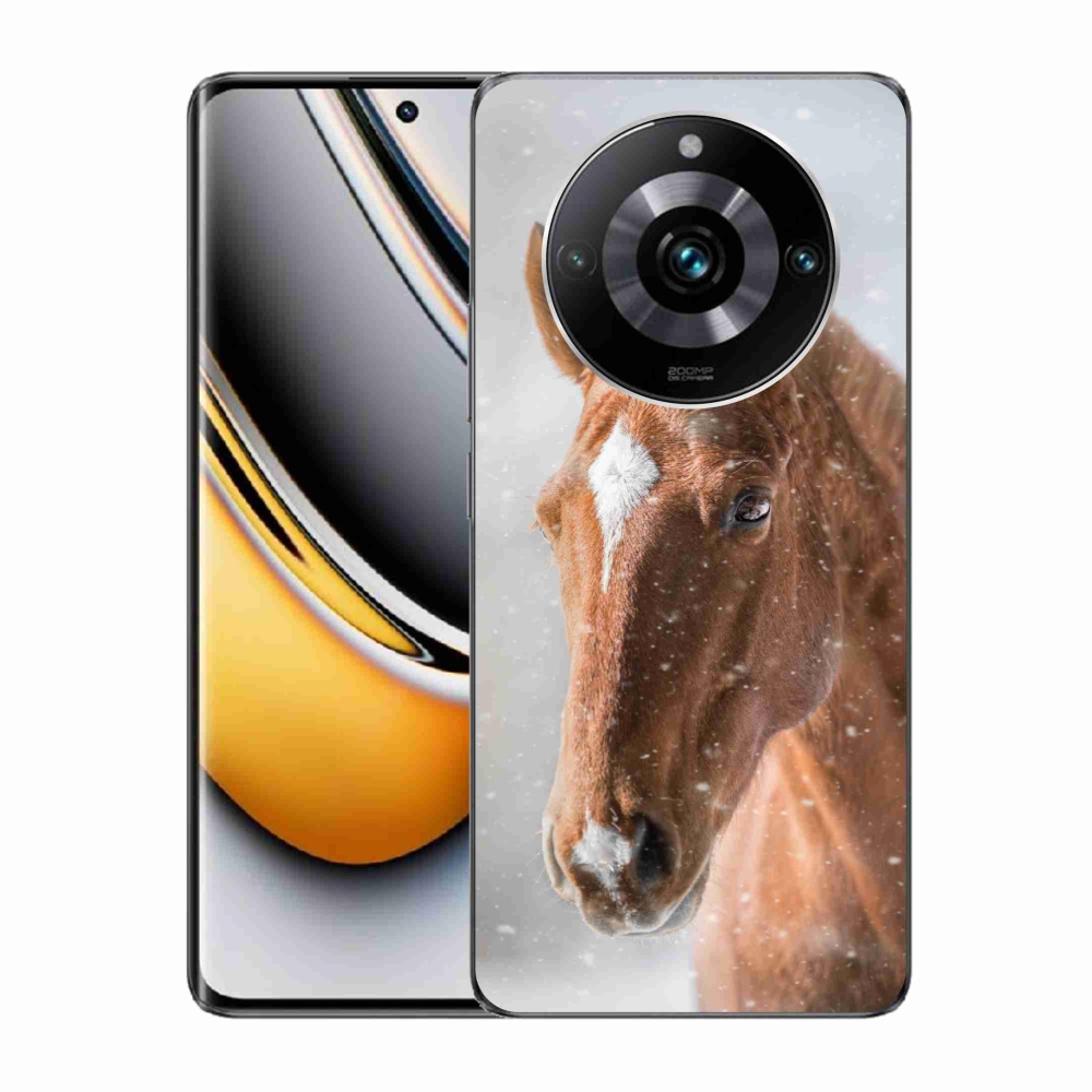 Gelový kryt mmCase na Realme 11 Pro/11 Pro+ - hnědý kůň 2