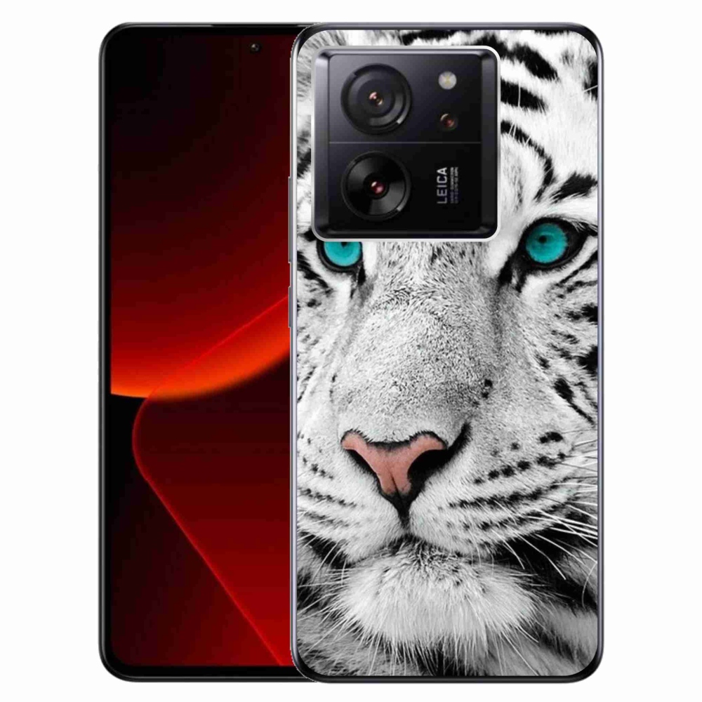 Gelový kryt mmCase na Xiaomi 13T/13T Pro - bílý tygr