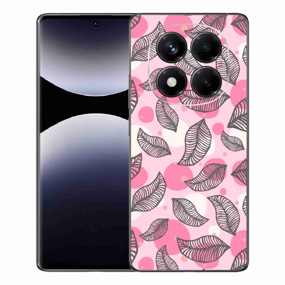 Gelový kryt mmCase na Xiaomi Redmi Note 14 Pro - kreslené padající listy