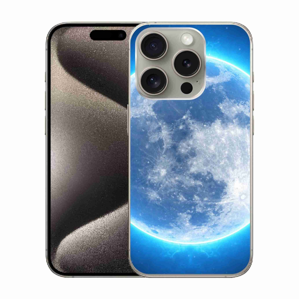 Gelový obal mmCase na iPhone 15 Pro - zeměkoule