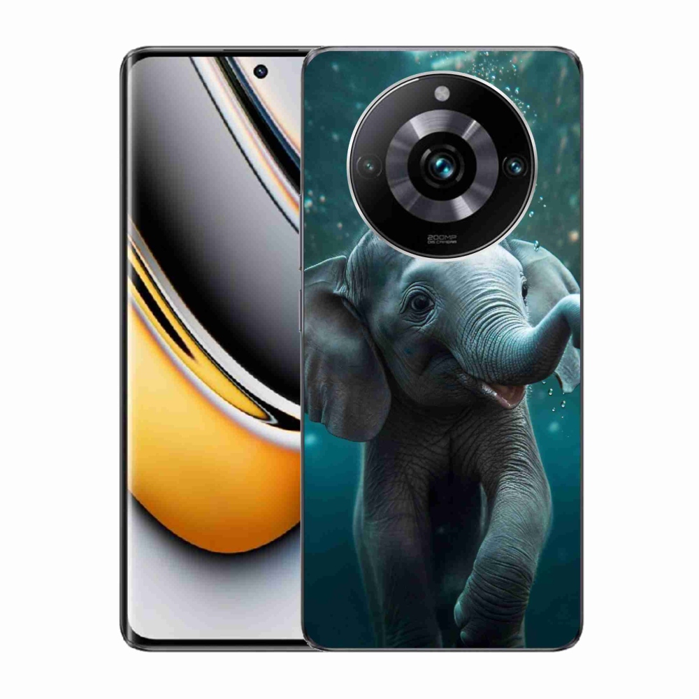 Gelový kryt mmCase na Realme 11 Pro/11 Pro+ - slůně pod vodou