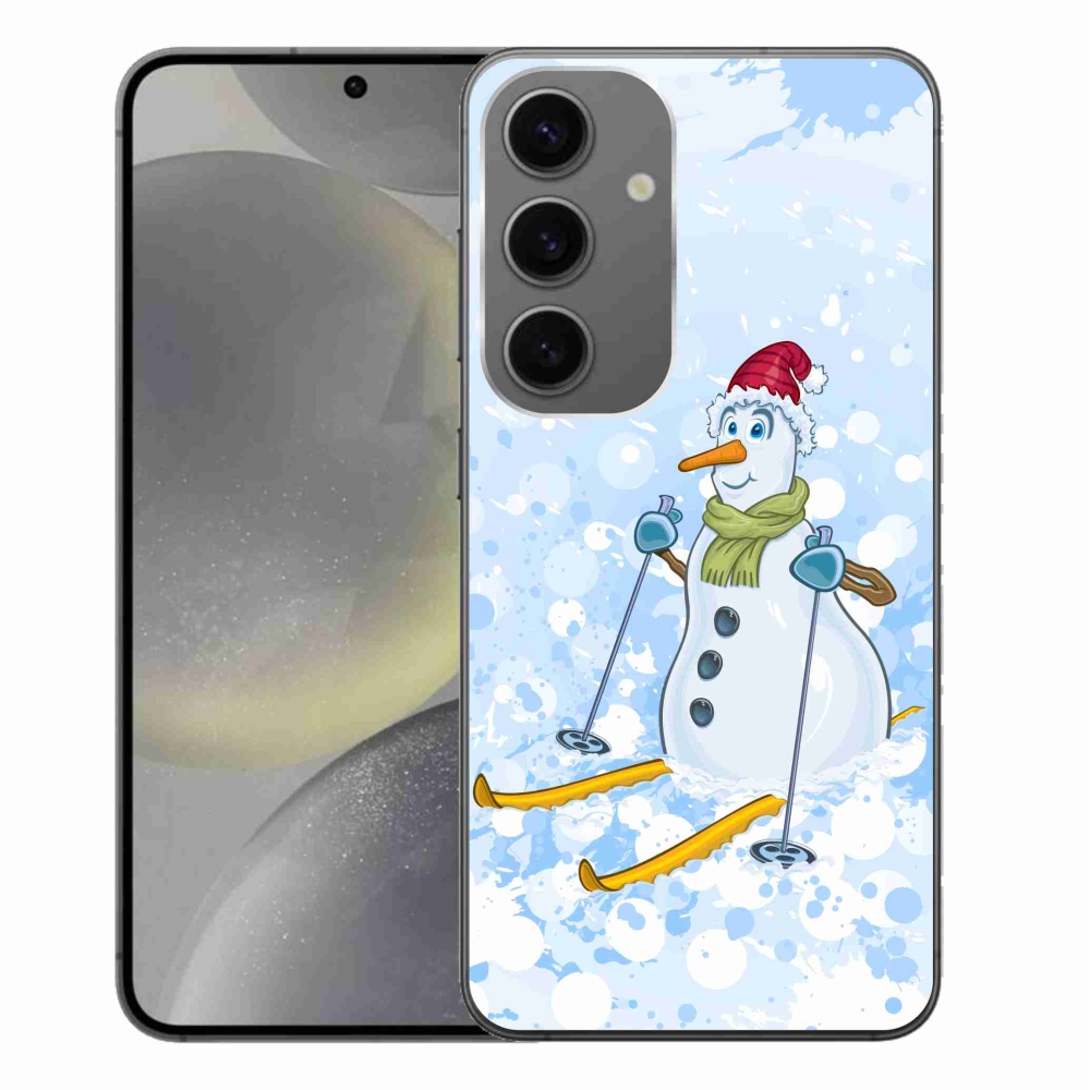 Gelový kryt mmCase na Samsung Galaxy S24+ - sněhulák