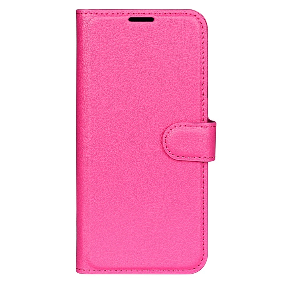 Litchi knížkové pouzdro na Samsung Galaxy A36 5G - rose
