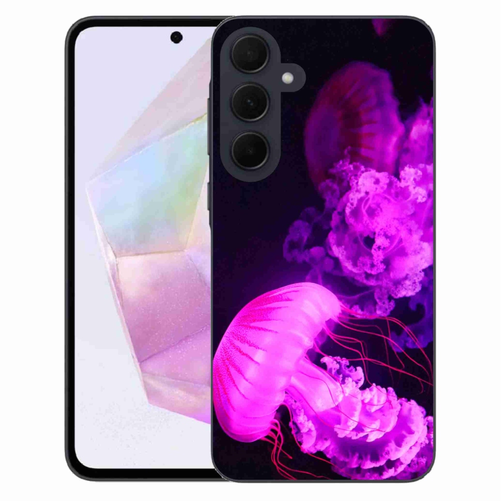 Gelový kryt mmCase na Samsung Galaxy A35 5G - medúza 1