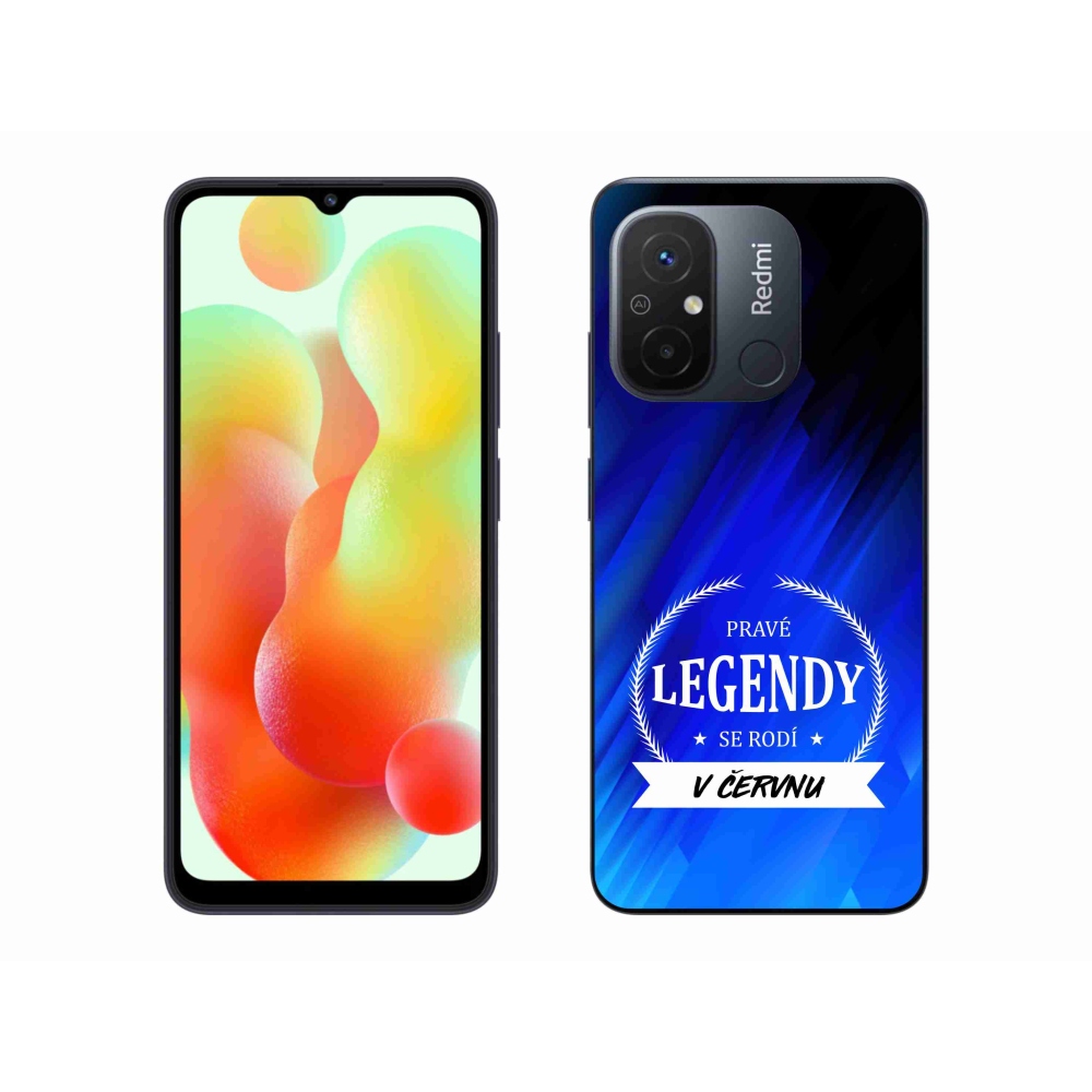 Gelový kryt mmCase na Xiaomi Redmi 12C - legendy v červnu modré pozadí