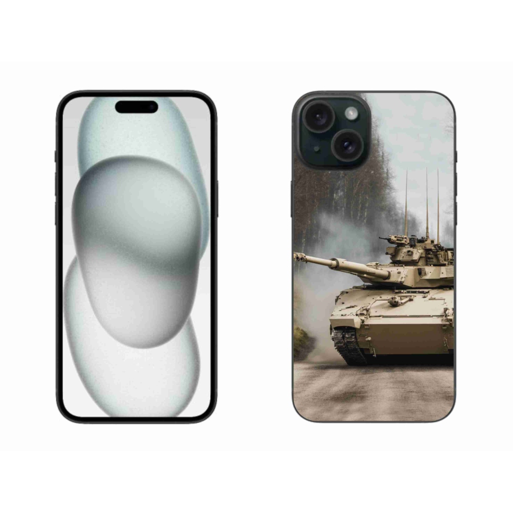 Gelový kryt mmCase na iPhone 15 Plus - tank 1
