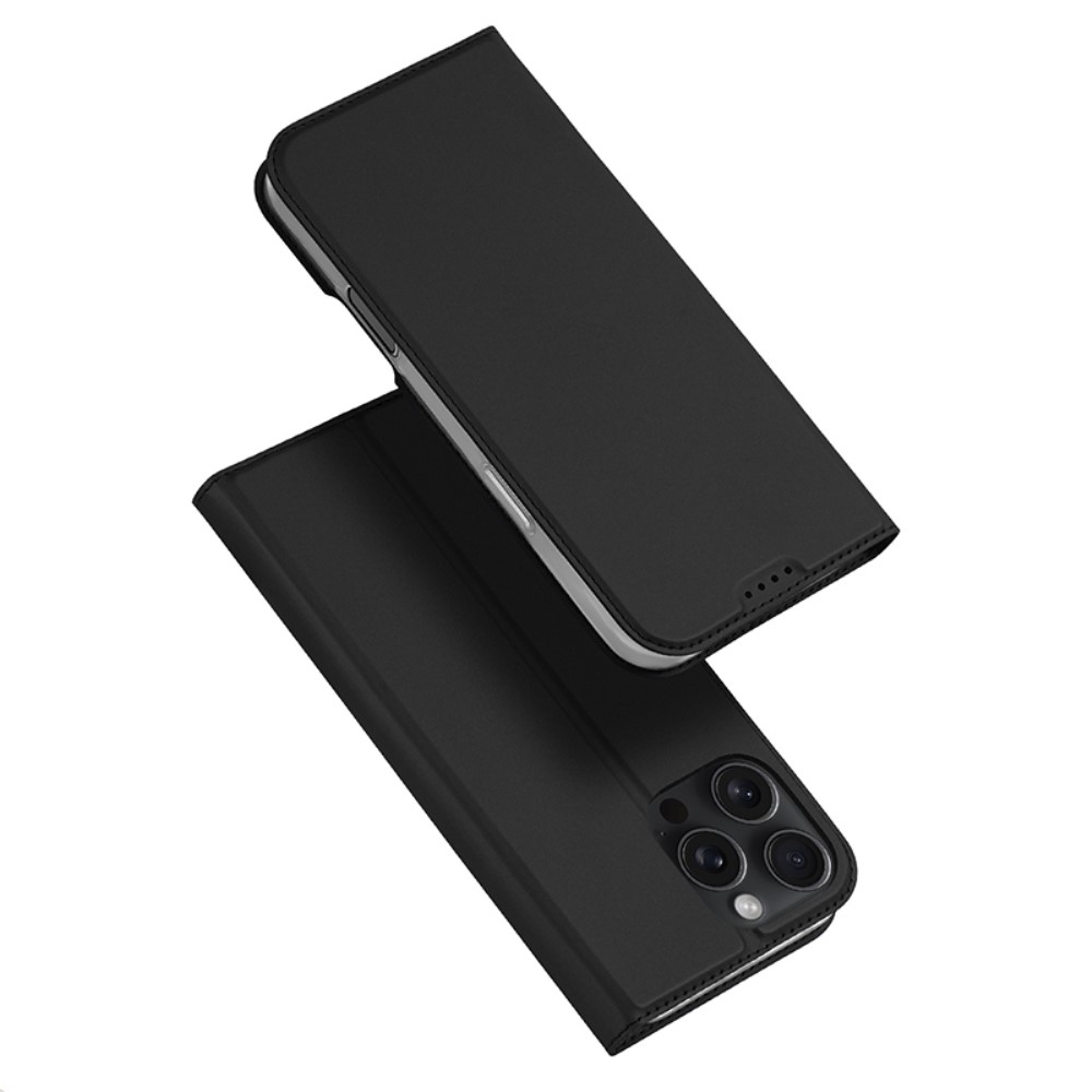 DUX knížkové pouzdro na iPhone 16 Pro - černé