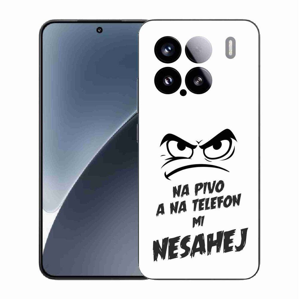 Gelový kryt mmCase na Xiaomi 15 - pivní motiv 2 bílé pozadí