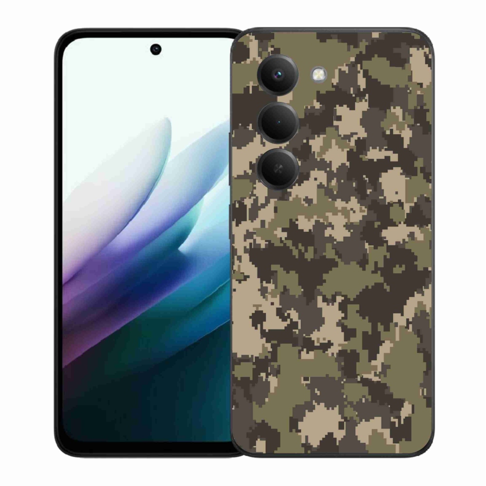 Gelový kryt mmCase na Xiaomi Redmi 15 4G/5G (171mm) - maskáčový vzor 12