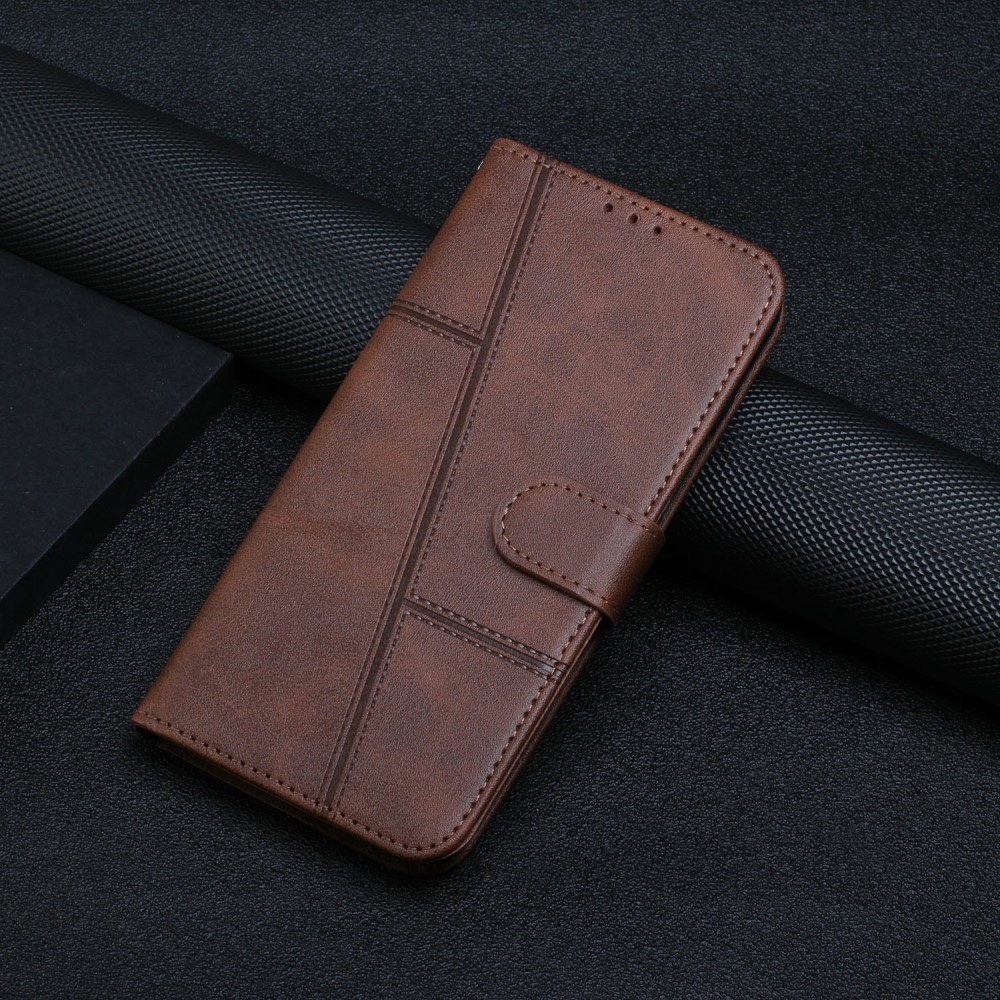 Line knížkové pouzdro na Realme C75 - hnědé