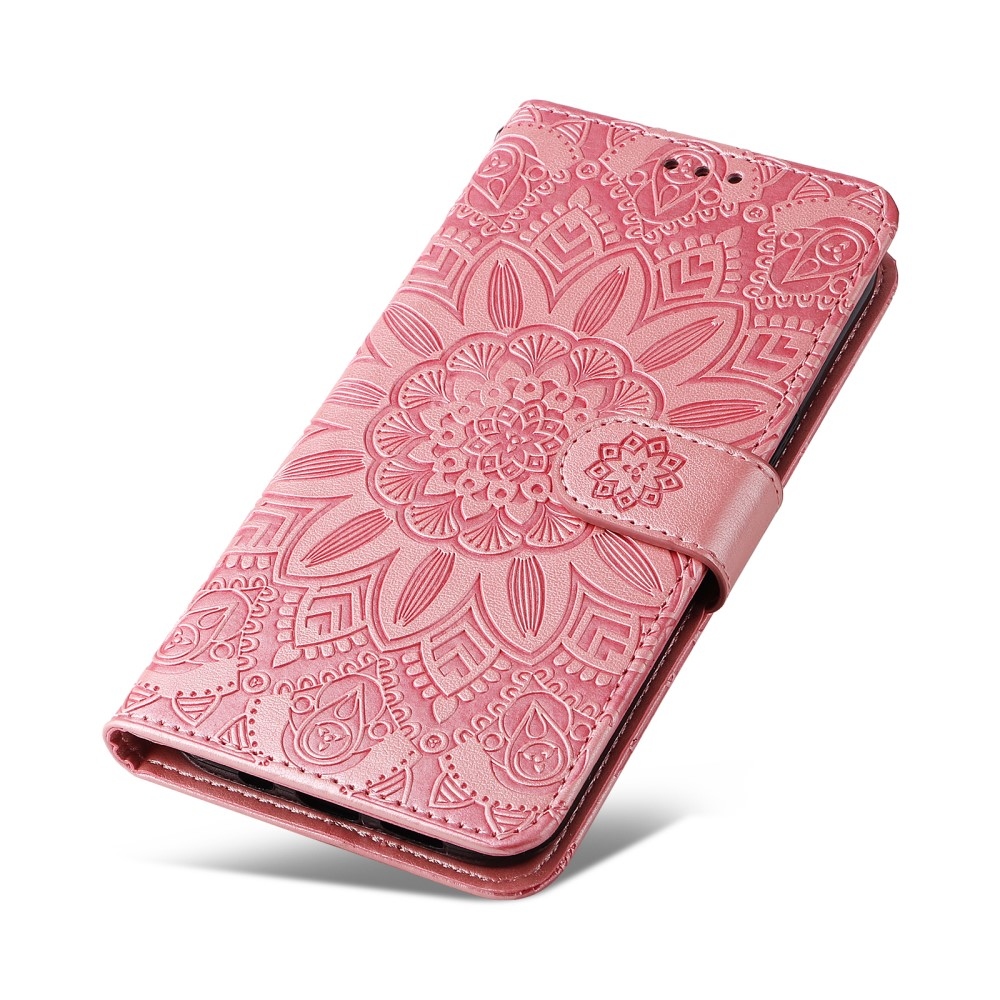 Sunflower knížkové pouzdro na Xiaomi Poco C65/Redmi 13C - růžové